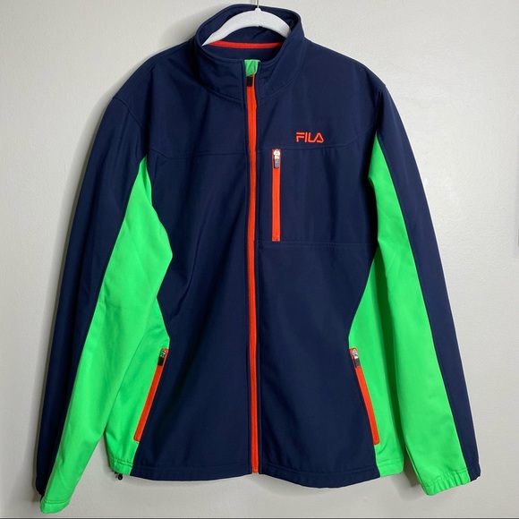 Mens Fila Softshell Cliff Bonded Jacket 